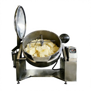 Olla con revestimiento | Máquina <span class=keywords><strong>de</strong></span> Alta Calidad para la Elaboración <span class=keywords><strong>de</strong></span> Khoya / Mawa - Hervidor Basculante con Calentamiento a Vapor/<span class=keywords><strong>Gas</strong></span> para la Industria <span class=keywords><strong>de</strong></span> Dulces y Confitería - Product Image 2