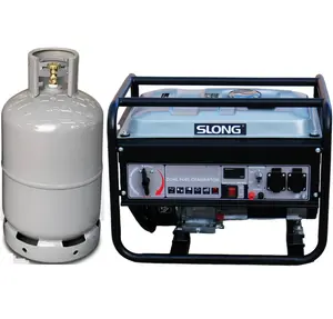 SLONG 3kw 5kw 8kw portable gasoline LPG generator for home backup power