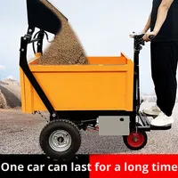Camion benne électrique à trois roues fermé de 1 tonne, auto-chargeur, pour usage industriel, commercial, transport de sable de construction et engrais agricoles