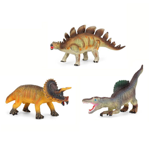 UCOK - Juego de 6 Dinosaurios de Vinilo con Sonidos IC, 38 cm, Animales de Peluche Suaves para Niños, Juego de Educación Temprana - Product Image 3