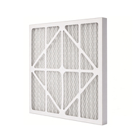 Nouveau filtre à air primaire jetable en carton plissé MERV 8 pour CVC, avec support en maille galvanisée, taille personnalisable