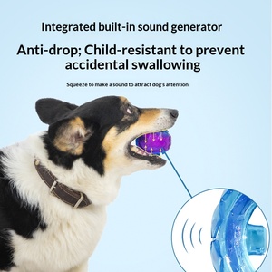 Juguete para Perros con Sonido para Aliviar el Aburrimiento, <span class=keywords><strong>Pelota</strong></span> Chirriante Interactiva, Duradera y Resistente a Mordeduras, Venta al por Mayor - Product Image 5