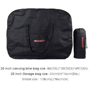 Sac de transport pliable pour vélo 4 pouces BSCI Factory 20 - Housse de voyage étanche pour vélo, sac de transport pour vélo en extérieur pour voitures, trains, voyages en avion - Product Image 2