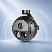 Caméra thermique EO IR Q20KTIRM 4K avec zoom optique 20x, télémètre laser 3 km, GPS, suivi IA, drone FPV avec cardan