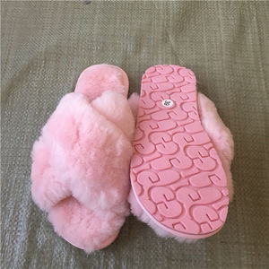 Pantoufles en fourrure de <span class=keywords><strong>mouton</strong></span> véritable en gros - Product Image 4