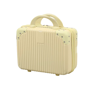 Chine Fabricant 14 Pouces Simple Cosmétique <span class=keywords><strong>Vanity</strong></span> Case Léger Portable Duarale ABS Cosmétique Sac Carry on <span class=keywords><strong>Valise</strong></span> - Product Image 2
