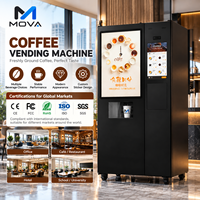 Distributeur automatique de café commercial pour les distributeurs, 6 compartiments à poudre, plusieurs tailles de tasses, gestion cloud à distance