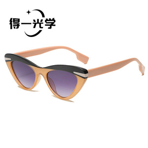 แว่นกันแดดทรงแคทอาย UV400 กรอบ PC ป้องกันแสงสีฟ้า สำหรับทุกเพศ - Product Image 4
