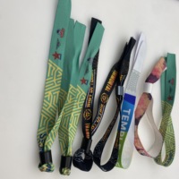 Bracelets Tissés Personnalisés Éco-Responsables Réglables avec Clip en Plastique pour Événements et Festivals Promotionnels