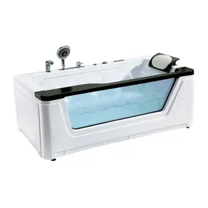 Approvisionnement d'usine K-8958 baignoire de massage acrylique portable baignoire d'hydromassage avec cascade