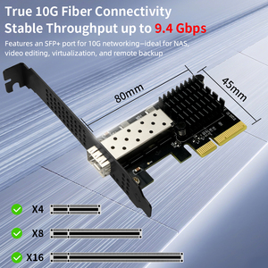 Tarjeta de Red de Fibra Óptica Lekuo PCIe X4 10Gbps SFP+ Realtek RTL8127ATF 1.79W Ultra Bajo Consumo para NAS y Centros de Datos 10GbE - Product Image 2