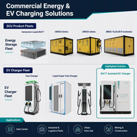 Nouvelle station de charge DC pour véhicules électriques GBT CCS CHAdeMO IP55 intégrée 120/240kW 260kWh BESS Entrée 380V Certifiée CE OCPP