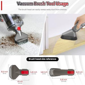 Kit d'<span class=keywords><strong>accessoires</strong></span> pour aspirateurs sans fil <span class=keywords><strong>Dyson</strong></span> V7 V8 V10 V11 <span class=keywords><strong>V15</strong></span>, kit de nettoyage de meubles, <span class=keywords><strong>accessoires</strong></span> pour aspirateur, 6 brosses de remplacement - Product Image 5