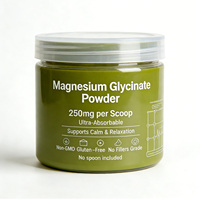 Capsules de glycinate de magnésium biologique, soutien osseux et nerveux, recettes personnalisées, marque privée, ODM, OEM, certifié HALAL, KOSHER, USDA