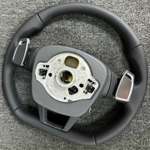Volante de fibra de carbono forjado personalizado para <span class=keywords><strong>Audi</strong></span> <span class=keywords><strong>A3</strong></span> 8V <span class=keywords><strong>8L</strong></span> A4 B8 B9 B7 A6 C8 C7 TT 8J Q3 Q5 S4 B8.5 Q7 A5 R8 <span class=keywords><strong>RS3</strong></span> S3 - Product Image 3
