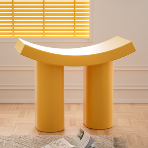 <b>Plastic</b> Children's Stool W56.5*D25.5*H44 Modern Minimalist Living Room Storage Holder Standing Type Gray Red Yellow Blue Green - Product Image 2