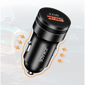 Chargeur de voiture Jokade 18W à charge rapide double USB QC3.0 pour smartphone - Product Image 6