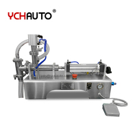 Machine de remplissage de liquide avec 1 tête, pour remplir des bouteilles d'huile d'olive, huile de tournesol
