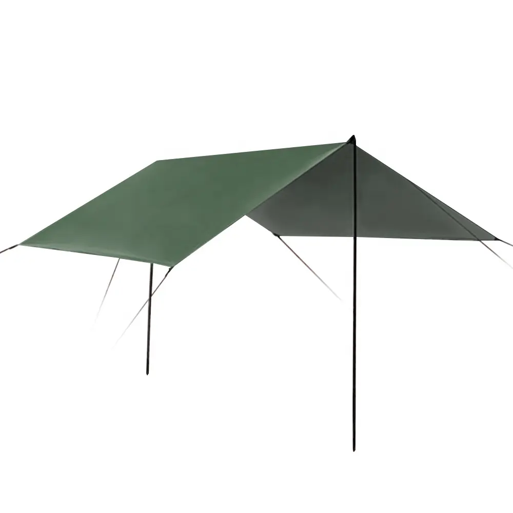 Sıcak satış açık kamp tente çadır 3x3 metre su geçirmez barınak hafif kapak güneş gölge yağmur geçirmez