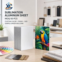 Plaque en aluminium pour sublimation, finition couleur personnalisée, épaisseur 1 mm, formats A3, A4, A5, MOQ 50 pièces, plaque métallique pour transfert thermique, vente en gros, directement de l'usine