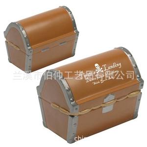 Pirates Landing PU Pressure Ball Treasure Chest Slow <b>Rebound</b> Stress Relief Toy Dark Brown 8-13 Years Unisex Fidget Toy - Product Image 1
