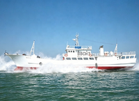 Grandsea 130 pieds/40 m, bateau de pêche commercial en acier diesel neuf, pour la pêche au thon en palangre, avec congélateur arrière, à vendre