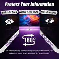 Dubbelzijdig ontwerp bureaubladmonitor privacy screen filter verwijderbaar anti-spionage blauw licht filter voor Lenovo HP Dell Asus PC