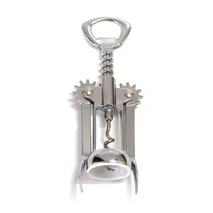 Bar Accessories Chrome Plated Wine Opener With Ergonomic Non-slip Handle