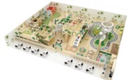 Équipement de terrain de jeu intérieur personnalisé pour enfants, idéal pour centres commerciaux, maternelles, restaurants, avec toboggan souple et structure d'escalade