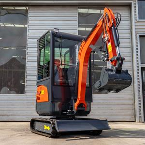 1800KG 1.8トン地球移動機ミニクローラーショベルゴム掘削機小型バガースイングブーム - Product Image 3