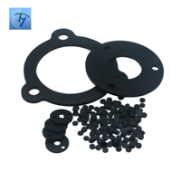 Joint d'étanchéité en caoutchouc NBR FKM EPDM Silicone NR résistant à la pression, en feuille de graphite circulaire mince de haute pureté, personnalisé TY pour port d'échappement robuste