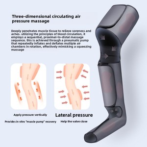 Masajeador de Piernas por Compresión de Aire |   Dispositivo de Fisioterapia para Pies con Compresión Caliente - Product Image 4