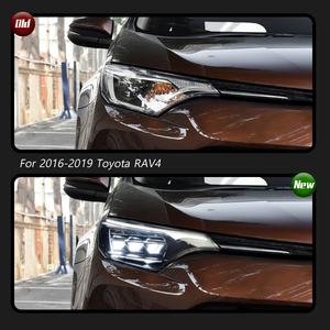 Feux avant TYPY pour Toyota RAV4 Honma 2016-2019 : LED avec feux de jour et clignotants séquentiels - Product Image 2