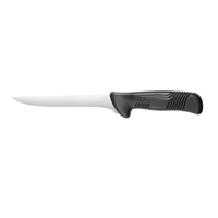 Ensemble de couteaux de cuisine à lames en acier inoxydable de 9 pièces avec poignées en plastique noir polyvalent pour la coupe de tous les aliments pour les chefs cuisiniers