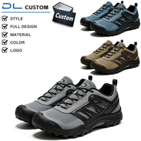 Chaussures de randonnée pour hommes personnalisées, tige en mesh, lacets, antidérapantes, durables, pour la randonnée et la marche