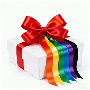 Grosir 4cm pita Satin untuk bunga kue pernikahan dekorasi kursi ikat pinggang kemasan hadiah warna kustom - Product Image 4