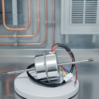 120V 2200RPM Einphasiger Bürstenloser Wechselstrommotor mit Kugellager Eisengehäuse 60W Fußmontage-Umrüstkit