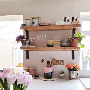 <strong>Shelves</strong> <strong>Bracket</strong> Black Support Heavy Duty Industrial Strong Floating Cast Iron <strong>Metal</strong> Solid Steel Wall Diy L Shape <strong>Shelf</strong> <strong>Brackets</strong> - Product Image 6