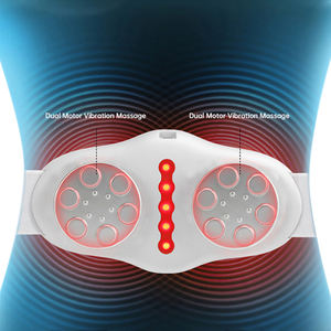 Almohadilla de calefacción portátil Dernox, cinturón de cintura cálido Personal ABS + masaje de vibración de silicona, masajeador de cinturón de palacio de calefacción - Product Image 6