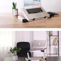 Support pour ordinateur portable en aluminium réglable, pliable, ergonomique, support portable pour ordinateur portable, bureau multifonctionnel, support pour MacBook jusqu'à 15 kg