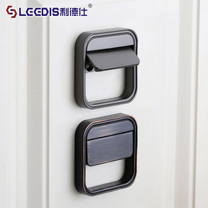 Lcedis Modern Minimalist Cabinet Handle Zinc Alloy Rectangle Easy Installation Furniture Hardware Wardrobe Door Handle - Product Image 1