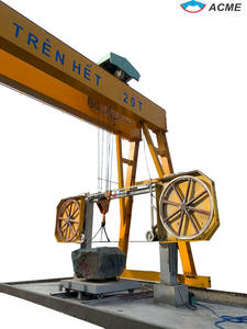 High Efficiency Mono Wire <b>Machine</b> for <b>Stone</b> <b>Cutting</b> Granite Marble Blocks with PLC Control - Product Image 5