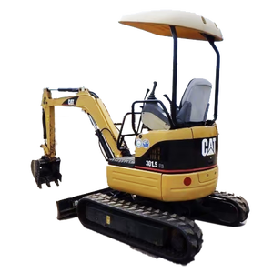 Mini-excavatrice hydraulique sur chenilles de 1,5 tonne de marque japonaise d'occasion avec moteur et pompe Caterpillar - Product Image 1