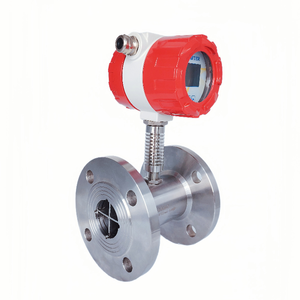 Digitale vloeibare diesel brandstof water 4-20mA uitgang DN10 DN50 roestvrijstalen flens turbine flowmeter OEM 0,5% nauwkeurigheid Dingyi <span class=keywords><strong>LWGY</strong></span> model - Product Image 4