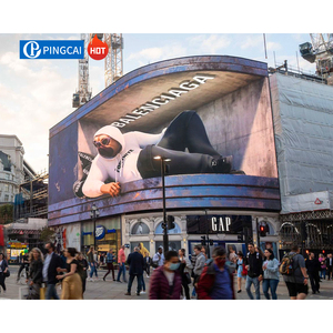 3D 옥외용 LED 스크린 광고 디스플레이 풀 컬러 P3 P4 P5 P6 P8 P10 디지털 빌보드 LED 디스플레이 스크린 - Product Image 1