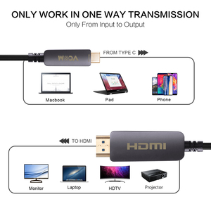 Câble <span class=keywords><strong>HDMI</strong></span> optique actif VCOM longue longueur 100m 200m 2.0V 4K 60Hz HDR <span class=keywords><strong>fil</strong></span> vidéo à fibre optique - Product Image 6