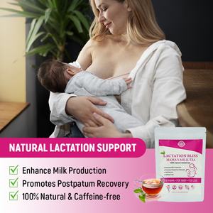 Thé d'allaitement aromatisé aux herbes Chinaherbs pour la fertilité des femmes, stimulant la production de lait maternel, thé d'allaitement post-partum - Product Image 2