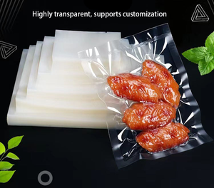 맞춤형 로고 식품 등급 투명 진공 포장 백 (신선 및 냉동육용) - Product Image 4