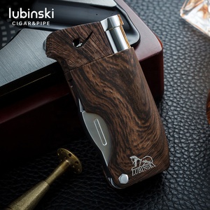 Đèn khò điện tử kim loại thiết kế mới năm 2020 kèm dụng cụ hút thuốc - Product Image 3