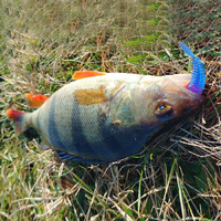 Afishlure – leurres de pêche en forme de ver, 55mm, 1.2g, 15 pièces, Mini leurre souple à queue unique, appât lumineux pour la pêche en mer